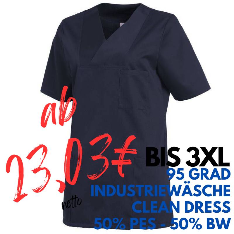 Damen -  Schlupfjacke 2732 von LEIBER / Farbe: marine / 50% Baumwolle 50% Polyester | MEIN-KASACK.de - KASACK - KASACKS