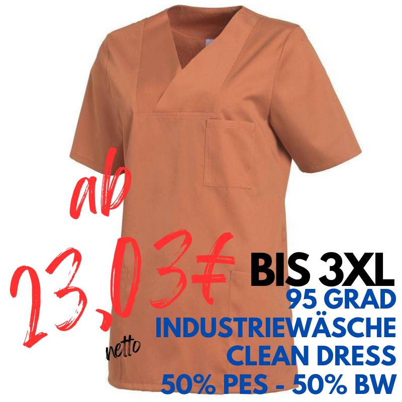 DAMEN - KASACK 2732 von LEIBER / Farbe: zimt / 50% Baumwolle 50% Polyester | MEIN-KASACK.de - KASACK - KASACKS