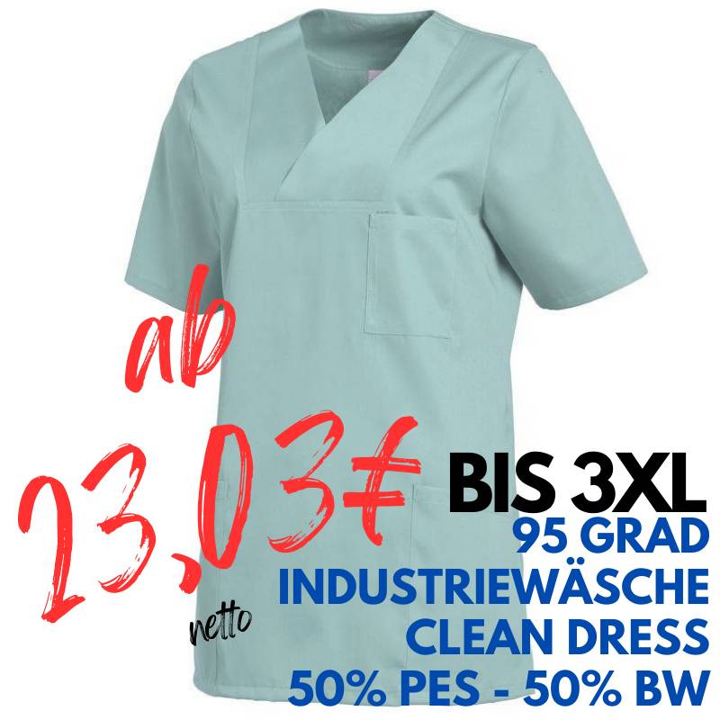 DAMEN - KASACK 2732 von LEIBER / Farbe: salbeigrün / 50% Baumwolle 50% Polyester | MEIN-KASACK.de - KASACK - KASACKS