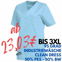 Damen -  Schlupfjacke 2732 von LEIBER / Farbe: aqua / 50% Baumwolle 50% Polyester - | MEIN-KASACK.de | kasack | kasacks 