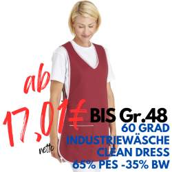 Überwurfschürze 594 von LEIBER / Farbe: bordeaux / 65 % Polyester 35 % Baumwolle