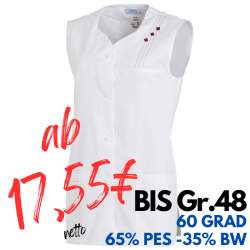 KASACK OHNE ARM 472 von LEIBER / Farbe: weiß / 65 % Polyester 35 % Baumwolle