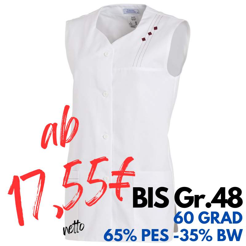 KASACK OHNE ARM 472 von LEIBER / Farbe: weiß / 65 % Polyester 35 % Baumwolle | MEIN-KASACK.de - KASACK - KASACKS