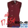 Kasack ohne Arm 472 von LEIBER / Farbe: bordeaux / 65 % Polyester 35 % Baumwolle