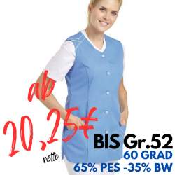 Kasack ohne Arm 1247 von LEIBER / Farbe: blau / 65 % Polyester 35 % Baumwolle