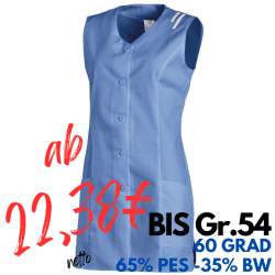 KASACK OHNE ARM 1246 von LEIBER / Farbe: blau / 65 % Polyester 35 % Baumwolle