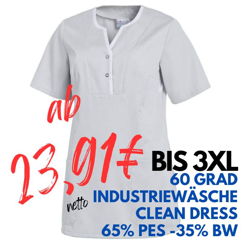 DAMEN - TENCEL - KASACK 1335 von LEIBER / Farbe: silbergrau / 50% Baumwolle, 50% Polyester | MEIN-KASACK.de - KASACK - KASACKS