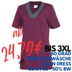 Damen -  Kasack 2798 von LEIBER / Farbe: beere / 50% Baumwolle, 50% Polyester