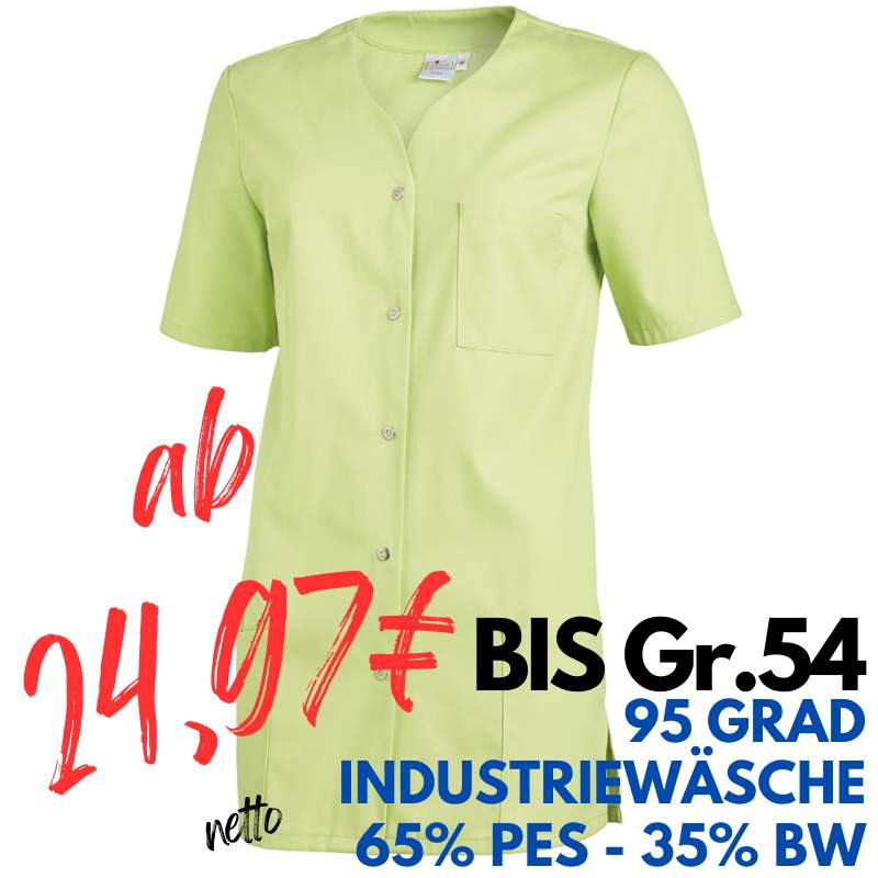 DAMEN - KASACK 2549 von LEIBER / Farbe: hellgrün / 65 % Polyester 35 % Baumwolle 190 g/m² | MEIN-KASACK.de - KASACK - KASACKS