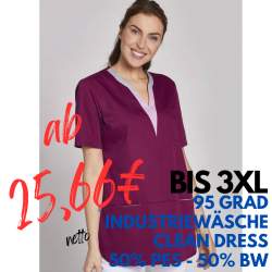 Damen -  Schlupfjacke 1334 von LEIBER / Farbe: beere/lavendel / 50% Baumwolle, 50% Polyester