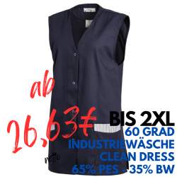 KASACK OHNE ARM 515 von LEIBER / Farbe: marine / 65 % Polyester 35 % Baumwolle