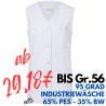 Damen-Kasack - ohne Arm - KS 40 von KARLOWSKY / Farbe: weiß / 65% Polyester-35% Baumwolle-215 g