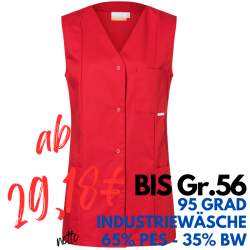 KASACK OHNE ARM KS 40 von KARLOWSKY / Farbe: rot / 65% Polyester-35% Baumwolle-215 g