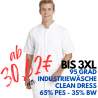 HERREN - LONGKASACK 9940 von LEIBER / Farbe: weiß / 65 % Polyester 35 % Baumwolle