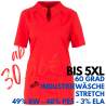 DAMEN - STRETCH - KASACK 2369 von MEIN-KASACK.de / Farbe: rot / 49% Baumwolle 48% Polyester 3% Elastolefin