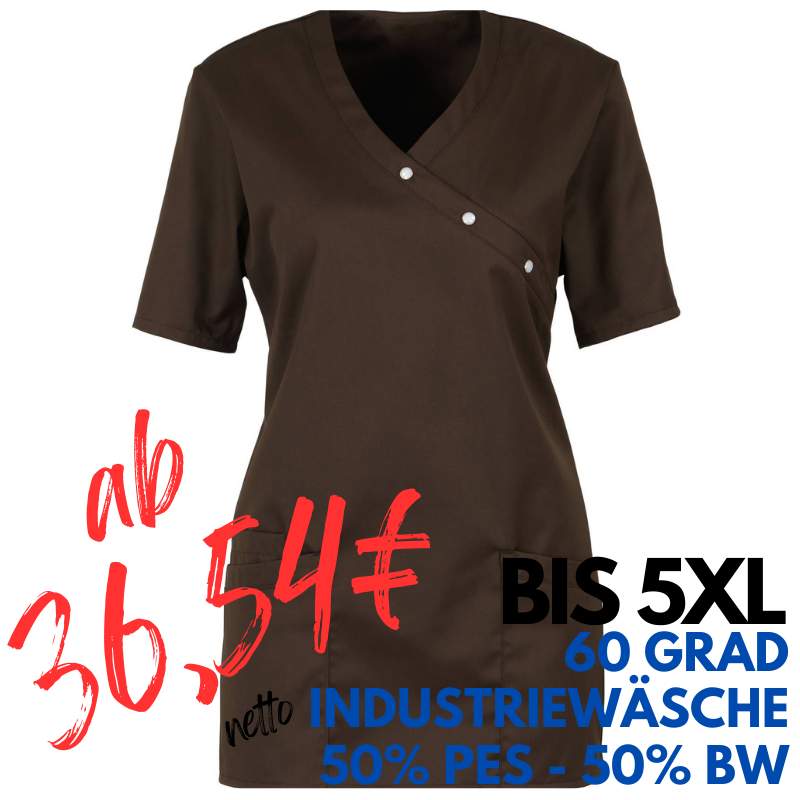 Damen -  Kasack 941 von BEB / Farbe: chocolate brown / 50% Baumwolle 50% Polyester | MEIN-KASACK.de - KASACK - KASACKS