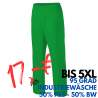 Damen - Schlupfhose 330 von MEIN-KASACK.de / Farbe: kelly green / 50% Baumwolle, 50% Polyester, 175 g