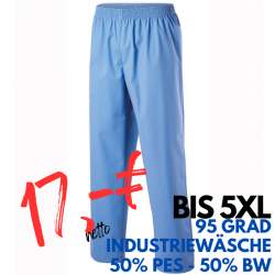 HERREN ARBEITSHOSE MEDIZIN | 330 von MEIN-KASACK.de / Farbe: light blue / 50% Baumwolle, 50% Polyester, 175 g