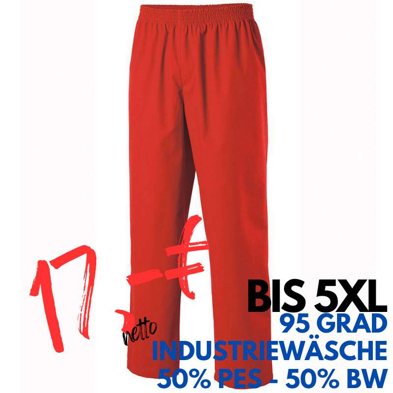 HERREN ARBEITSHOSE MEDIZIN | 330 von MEIN-KASACK.de / Farbe: rot / 50% Baumwolle, 50% Polyester, 175 g | MEIN-KASACK.de - KASACK - KASACKS