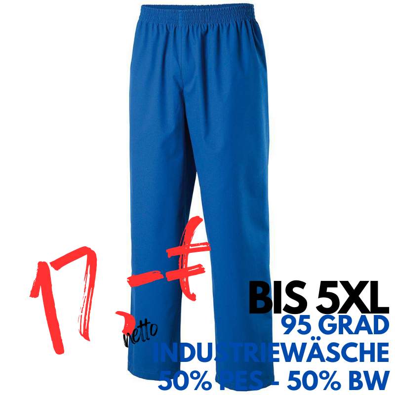 HERREN ARBEITSHOSE MEDIZIN | 330 von MEIN-KASACK.de / Farbe: royal blau / 50% Baumwolle, 50% Polyester, 175 g | MEIN-KASACK.de - KASACK - KASACKS