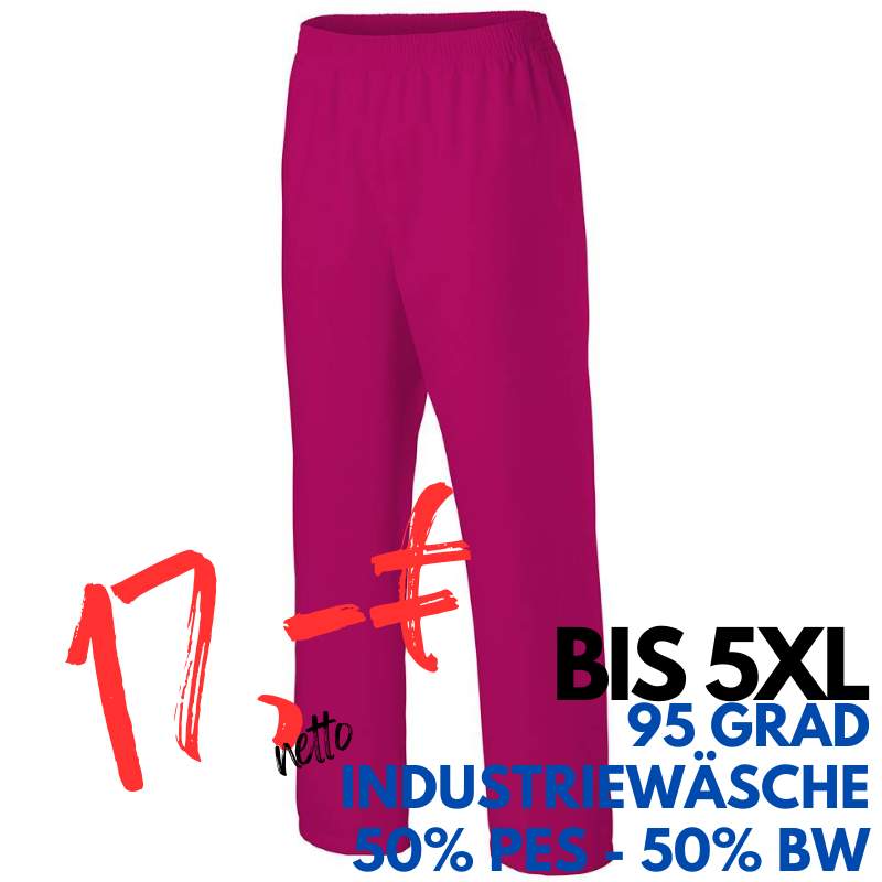 HERREN ARBEITSHOSE MEDIZIN | 330 von MEIN-KASACK.de / Farbe: berry / 50% Baumwolle, 50% Polyester, 175 g | MEIN-KASACK.de - KASACK - KASACKS