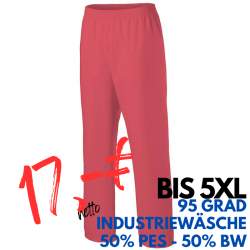 HERREN ARBEITSHOSE MEDIZIN | 330 von MEIN-KASACK.de / Farbe: coral / 50% Baumwolle, 50% Polyester, 175 g