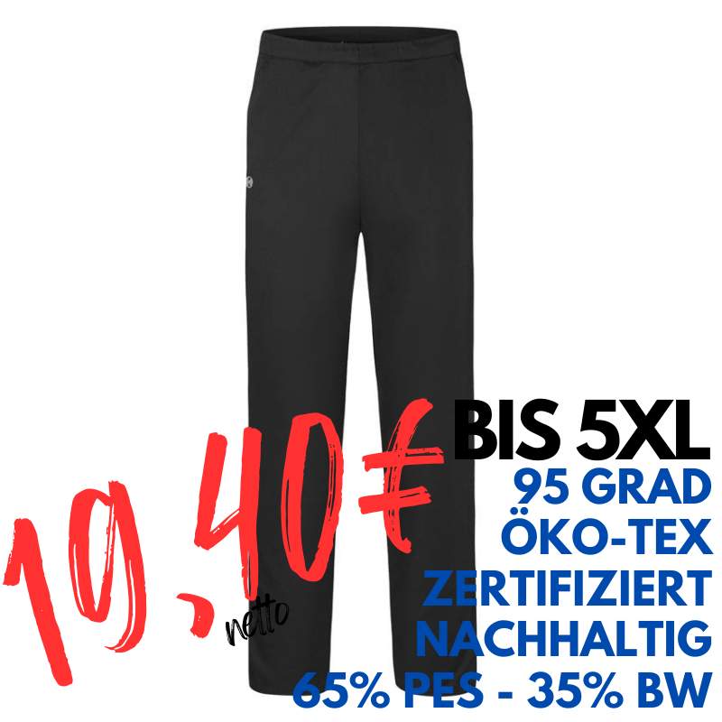 Herrenhose - ESSENTIAL HM 14 von KARLOWSKY / Farbe: schwarz / 65% Polyester 35% Baumwolle 150g | MEIN-KASACK.de - KASACK - KASACKS