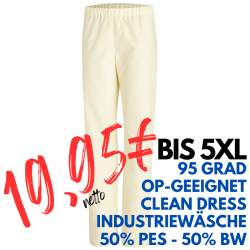 HERREN ARBEITSHOSE MEDIZIN | OP-Hose 780 von LEIBER / Farbe: gelb / 50 % Baumwolle 50 % Polyester