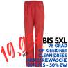 Herren - Schlupfhose  / OP-Hose 780 von LEIBER / Farbe: rot / 50 % Baumwolle 50 % Polyester