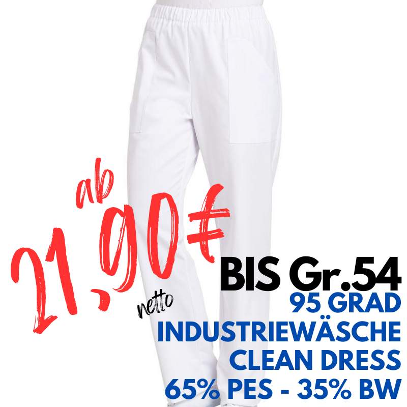 DAMEN ARBEITSHOSE MEDIZIN | 8192 von LEIBER / Farbe: weiß / 35 % Baumwolle 65 % Polyester | MEIN-KASACK.de - KASACK - KASACKS