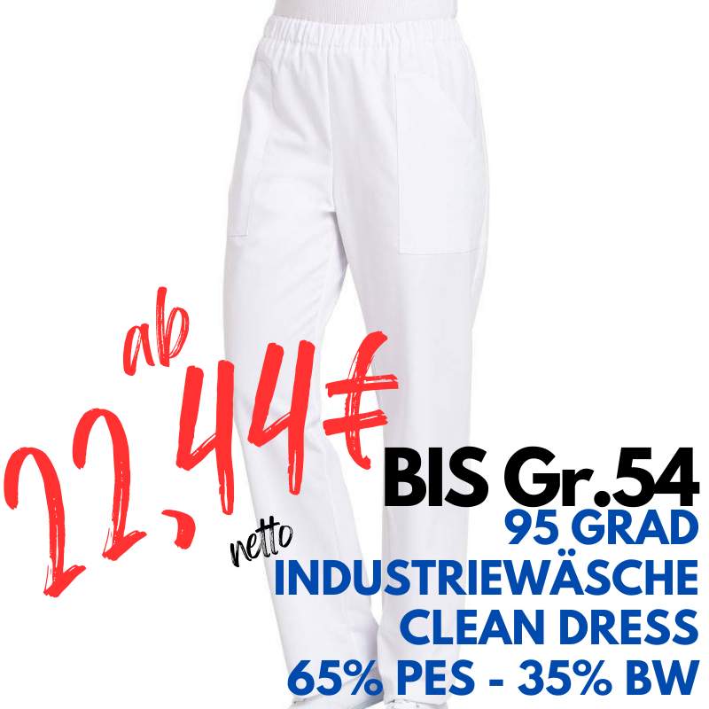 DAMEN ARBEITSHOSE MEDIZIN | 8190 von LEIBER / Farbe: weiß / 65 % Polyester 35 % Baumwolle | MEIN-KASACK.de - KASACK - KASACKS