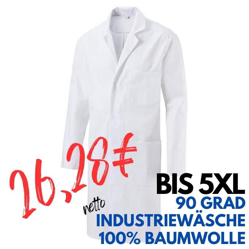 DAMEN - ARZTKITTEL - LABORKITTEL 279 von EXNER / Farbe: weiß / 100% Baumwolle - 230g | MEIN-KASACK.de - KASACK - KASACKS