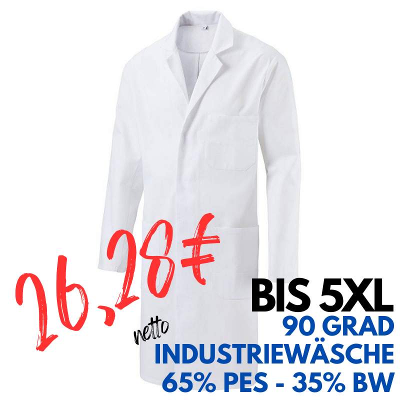 DAMEN - ARZTKITTEL - LABORKITTEL 279 von EXNER / Farbe: weiß / 65% PES - 35%BW - 210g | MEIN-KASACK.de - KASACK - KASACKS