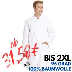 HERREN - ARZTKITTEL - LABORKITTEL 797 von LEIBER / Farbe:weiß / 100 % Baumwolle