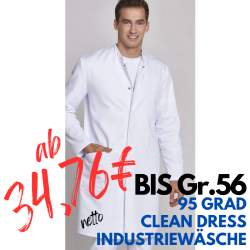 HERREN - ARZTKITTEL - LABORKITTEL 1347 von LEIBER / Farbe: weiß / 50% Polyester 50% Baumwolle