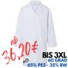 HERREN - ARZTKITTEL - LABORKITTEL BMM 2 von KARLOWSKY  / Farbe: weiß / 65% Polyester - 35% Baumwolle - 195 g/m²