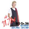 Überwurfschürze 2541 von LEIBER / Farbe: schwarz-rot / 65 % Polyester 35 % Baumwolle