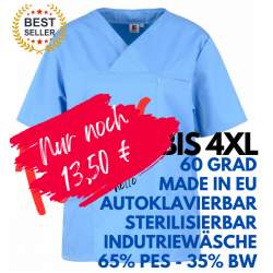 Herren -  Kasack 2651 von MEIN-KASACK.de / Farbe: hellblau / 65%PES - 35%BW - 170g/m²