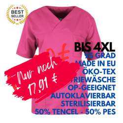 Damen-Kasack / OP - Kasack - 2700 von MEIN-KASACK.de / Farbe: pink / 50%PES - 50%Tencel - 200g/m²