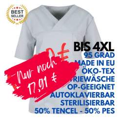 Herren-Kasack / OP - Kasack - 2700 von MEIN-KASACK.de / Farbe: anthrazit - grau / 50%PES - 50%Tencel - 200g/m²