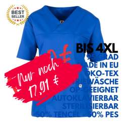 Herren-Kasack / OP - Kasack - 2700 von MEIN-KASACK.de / Farbe: kornblau / 50%PES - 50%Tencel - 200g/m²