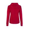 ARBEITS-HOODIE / ARBEITSPULLOVER DAMEN | CORE 637 von ID / Farbe: rot / 60% BAUMWOLLE 40% POLYESTER