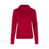 ARBEITS-HOODIE / ARBEITSPULLOVER DAMEN | CORE 637 von ID / Farbe: rot / 60% BAUMWOLLE 40% POLYESTER