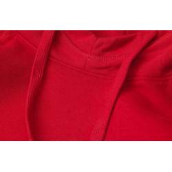 ARBEITS-HOODIE / ARBEITSPULLOVER DAMEN | CORE 637 von ID / Farbe: rot / 60% BAUMWOLLE 40% POLYESTER