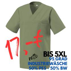 HERREN - KASACK 273 von MEIN-KASACK.de / Farbe: sage / 50% Baumwolle 50% Polyester 175 gr.