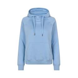 ARBEITS-HOODIE / ARBEITSPULLOVER DAMEN | CORE 637 von ID / Farbe: hellblau / 60% BAUMWOLLE 40% POLYESTER