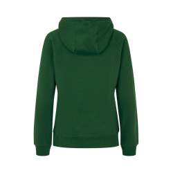 ARBEITS-HOODIE / ARBEITSPULLOVER DAMEN | CORE 637 von ID / Farbe: flaschengrün / 60% BAUMWOLLE 40% POLYESTER