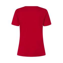 ARBEITS-T-SHIRT DAMEN | PRO Wear 317 von ID / Farbe: rot / 50% BAUMWOLLE 50% POLYESTER