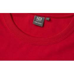 ARBEITS-T-SHIRT DAMEN | PRO Wear 317 von ID / Farbe: rot / 50% BAUMWOLLE 50% POLYESTER