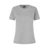 ARBEITS-T-SHIRT DAMEN | PRO Wear 317 von ID / Farbe: grau meliert / 50% BAUMWOLLE 50% POLYESTER